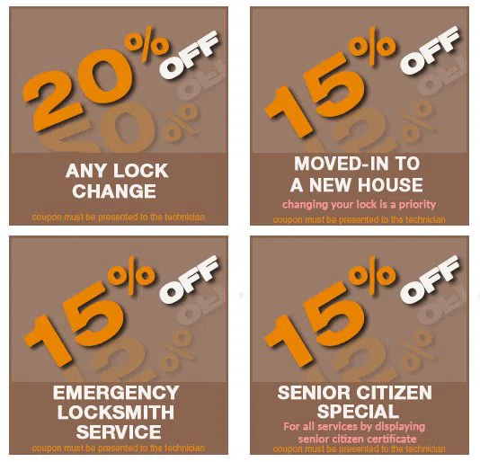 Carver Shores FL Locksmith Store, Carver Shores, FL 407-738-4526 - coupon19-set-four